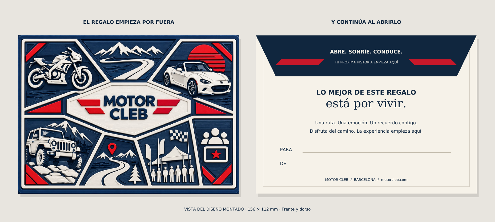 GIFT CARD — Motor Cleb Barcelona